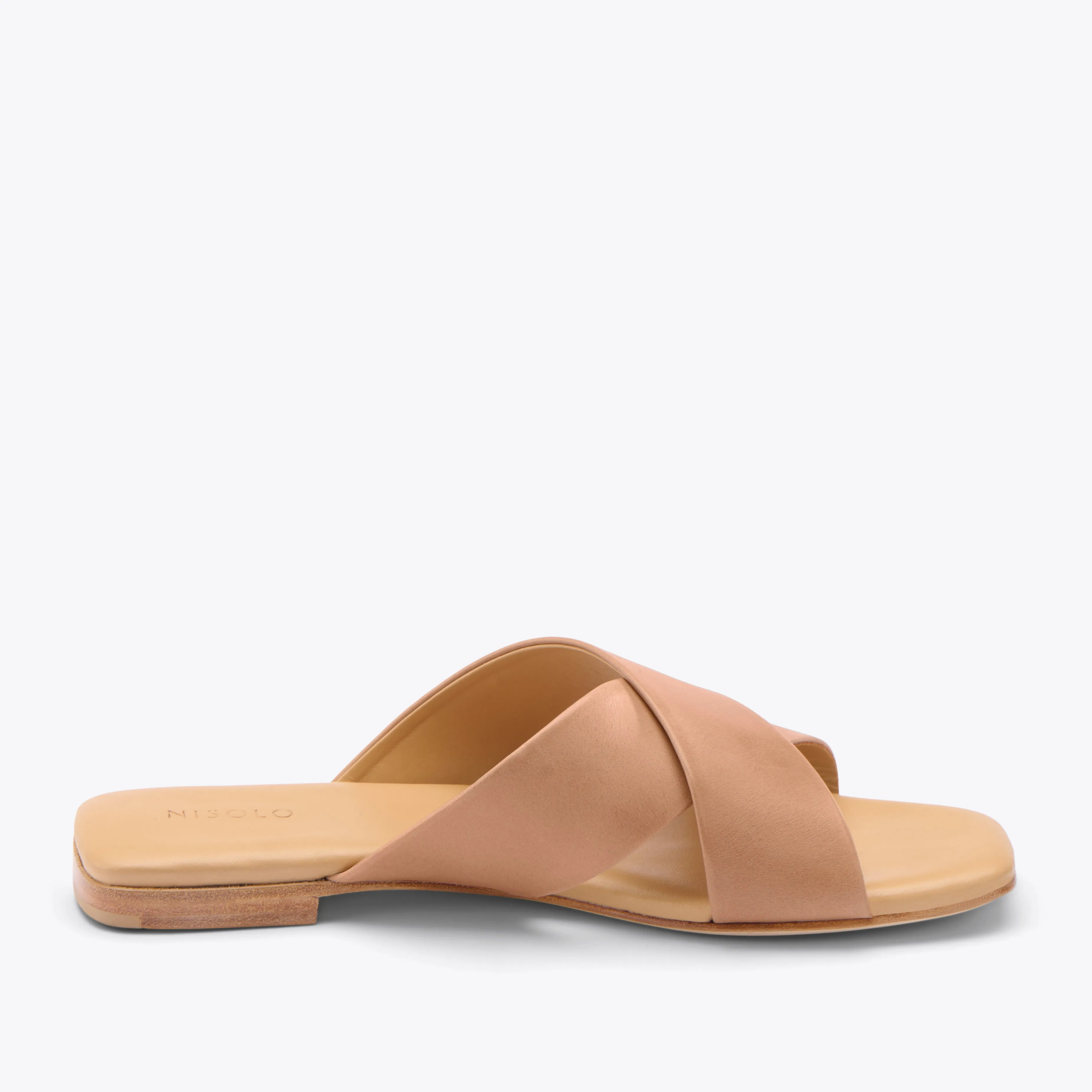 Catalina Slide Sandal Almond sold by Nisolo product image thumbnail 3