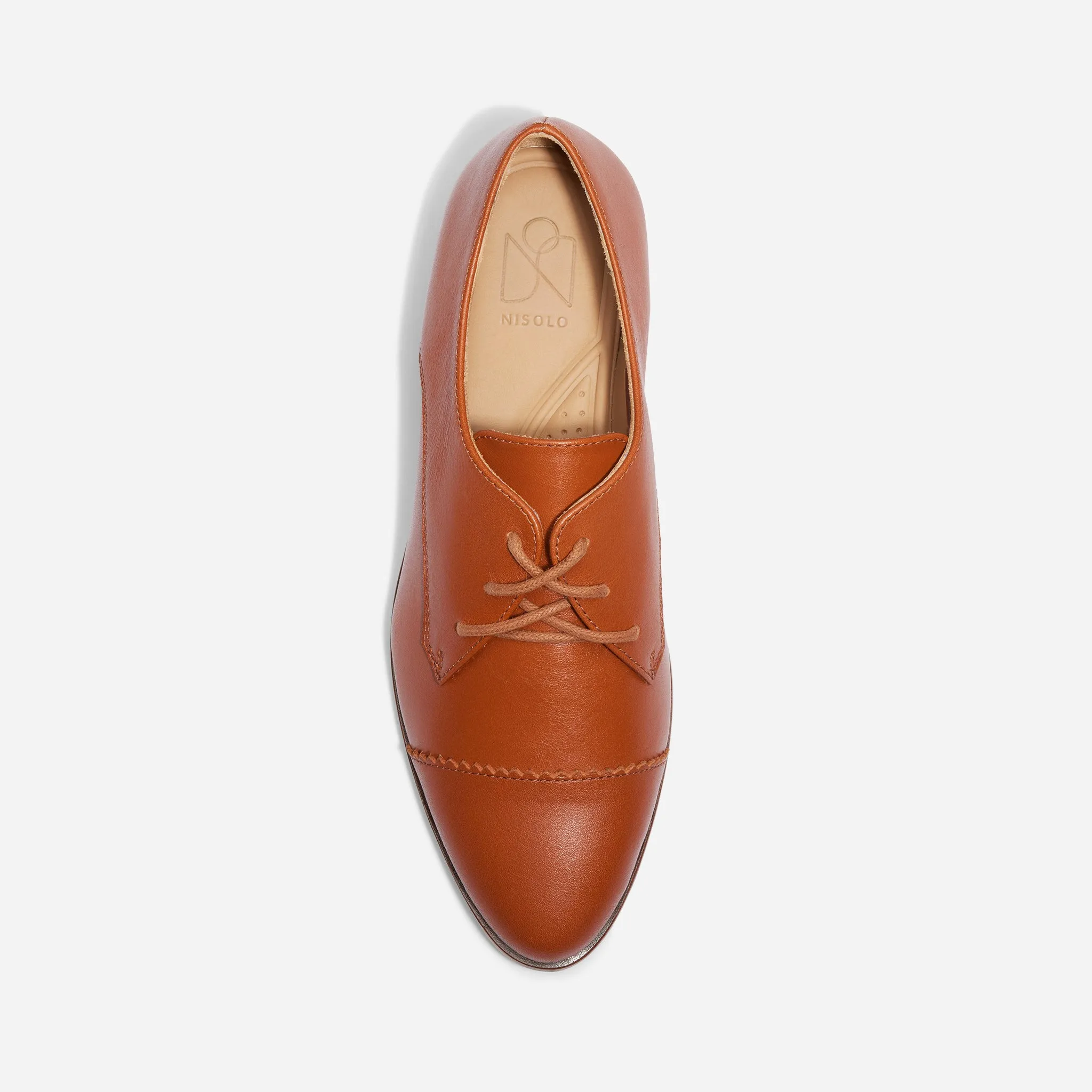 Emilia Cap Toe Oxford British Tan sold by Nisolo product image thumbnail 2