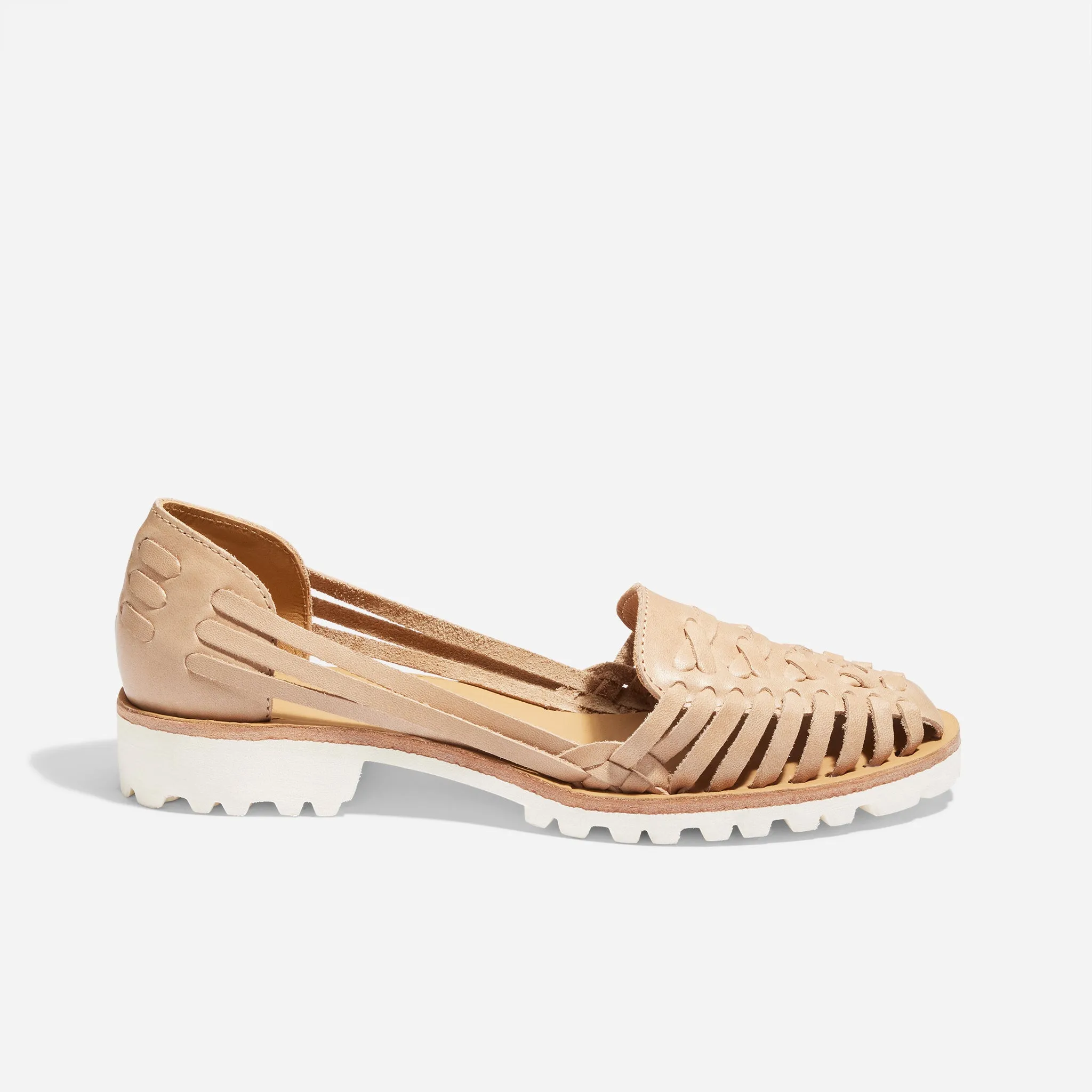 Women's Huarache Lug Sandal Almond sold by Nisolo product image thumbnail 3