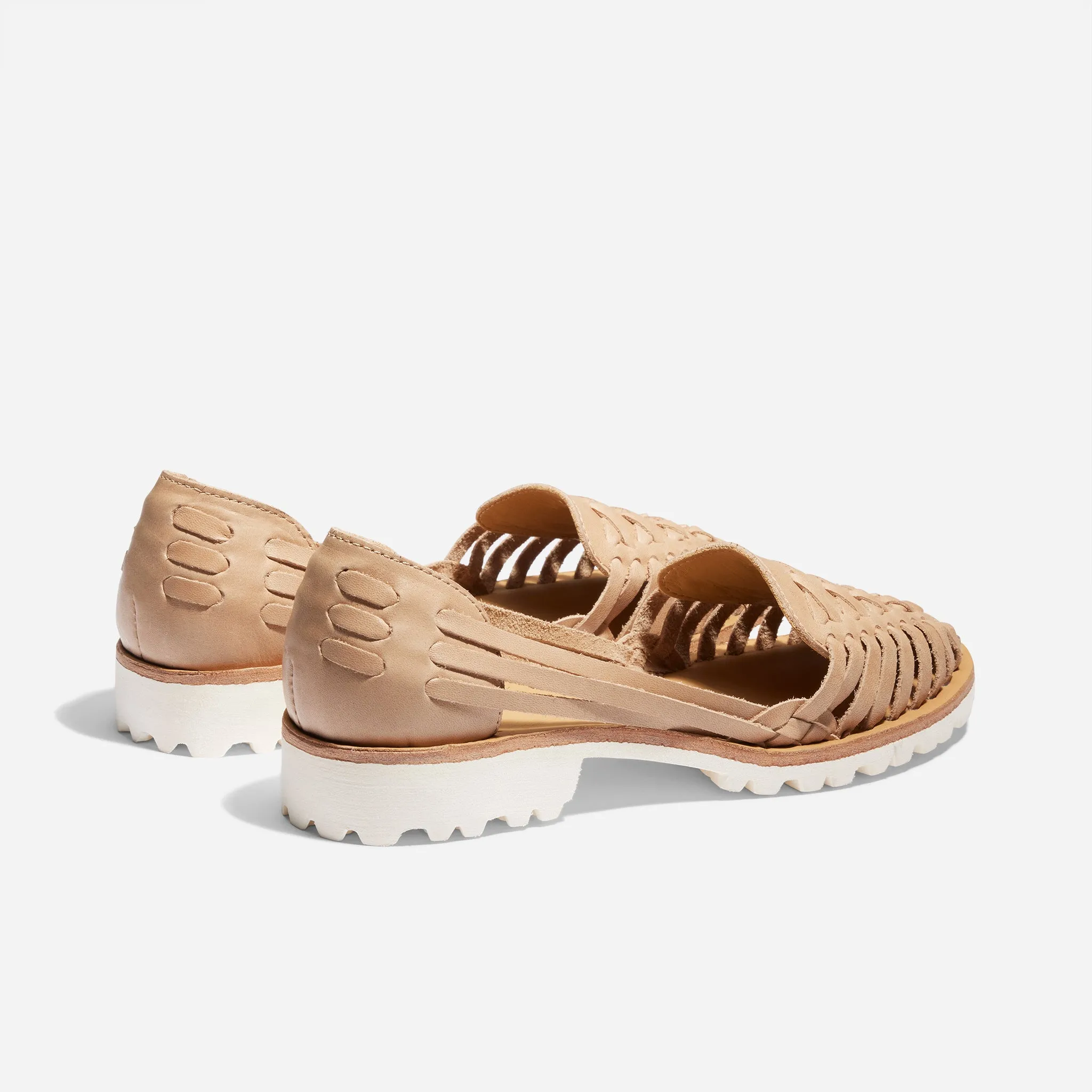 Women's Huarache Lug Sandal Almond sold by Nisolo product image thumbnail 2