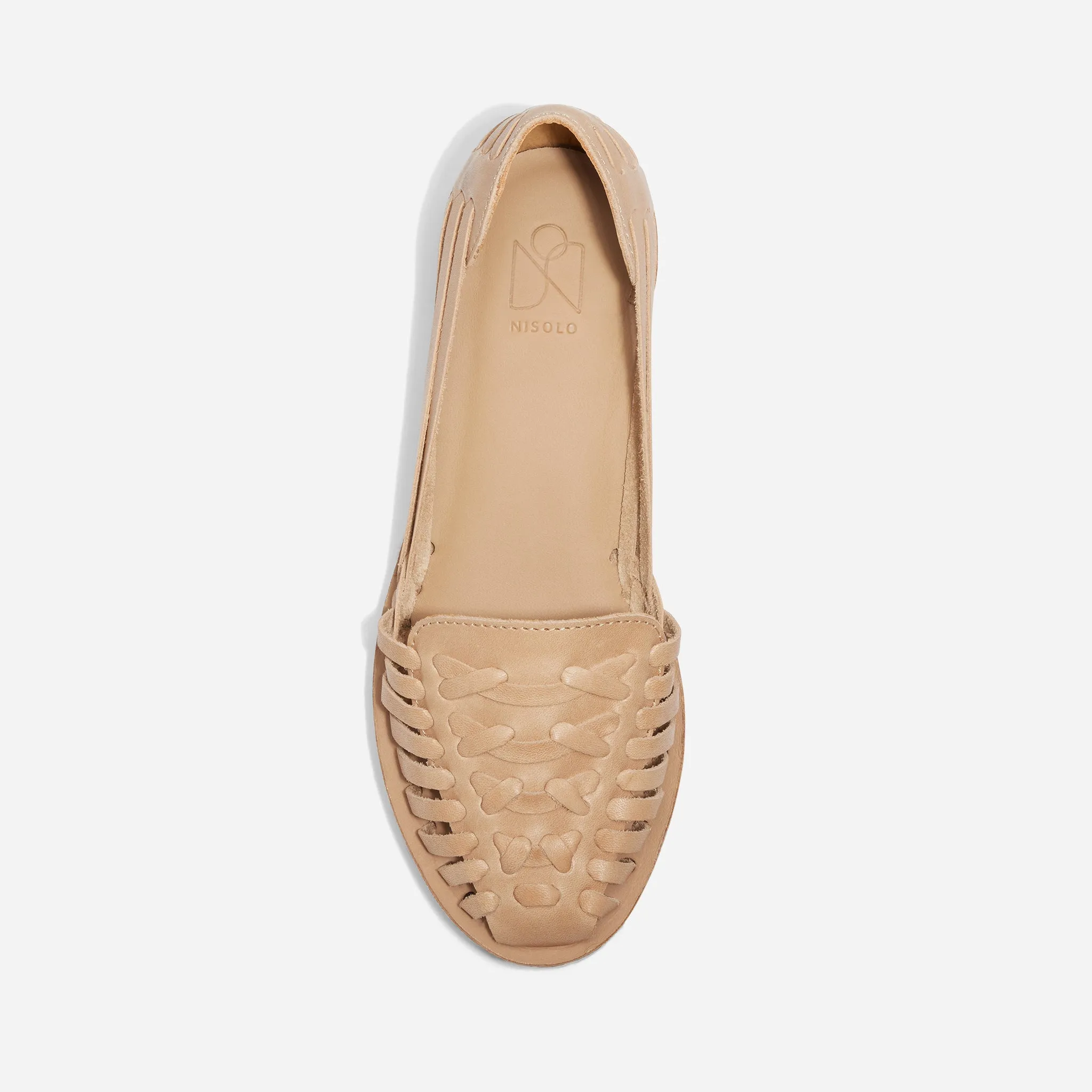 Women's Huarache Lug Sandal Almond sold by Nisolo product image thumbnail 4