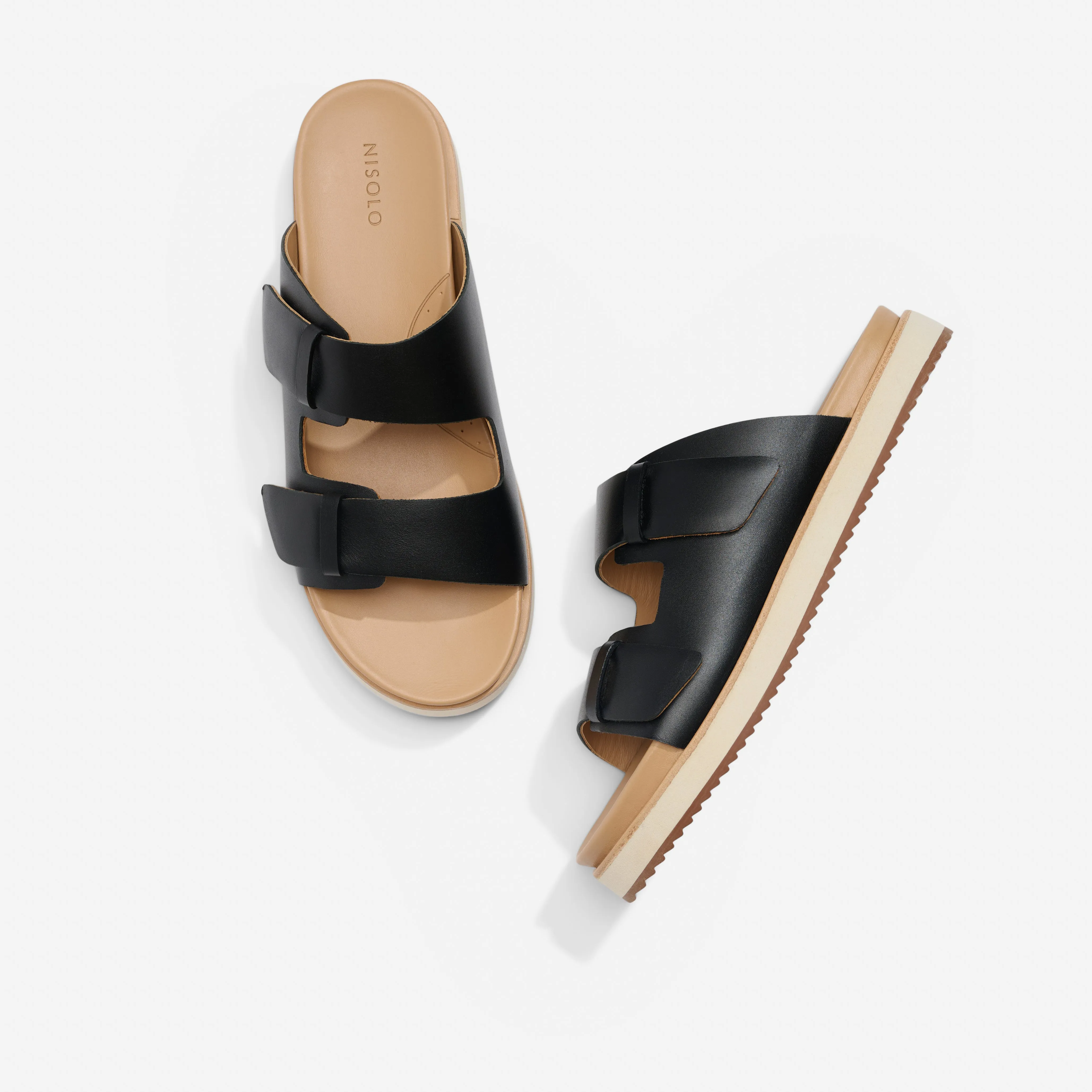 Ella Flatform Slide Black sold by Nisolo product image thumbnail 5