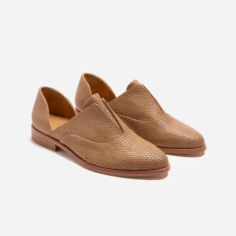 Emma d'Orsay Oxford 2.0 Almond Snake made by Nisolo