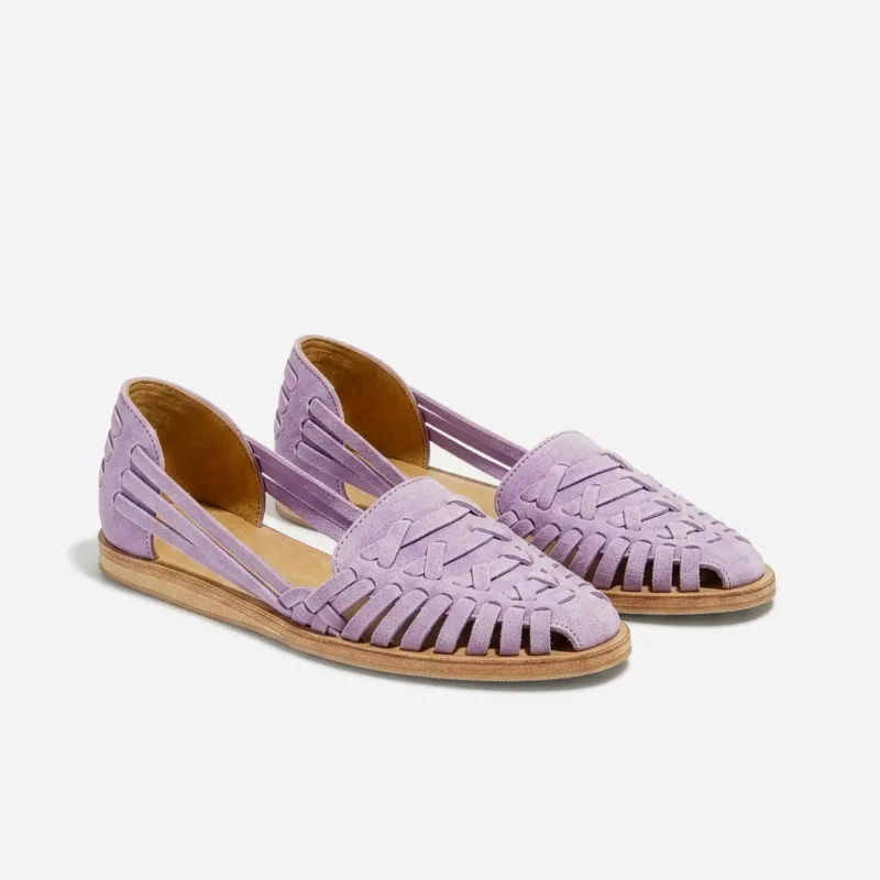 Women's Huarache 2.0 Lilac Suede made by Nisolo
