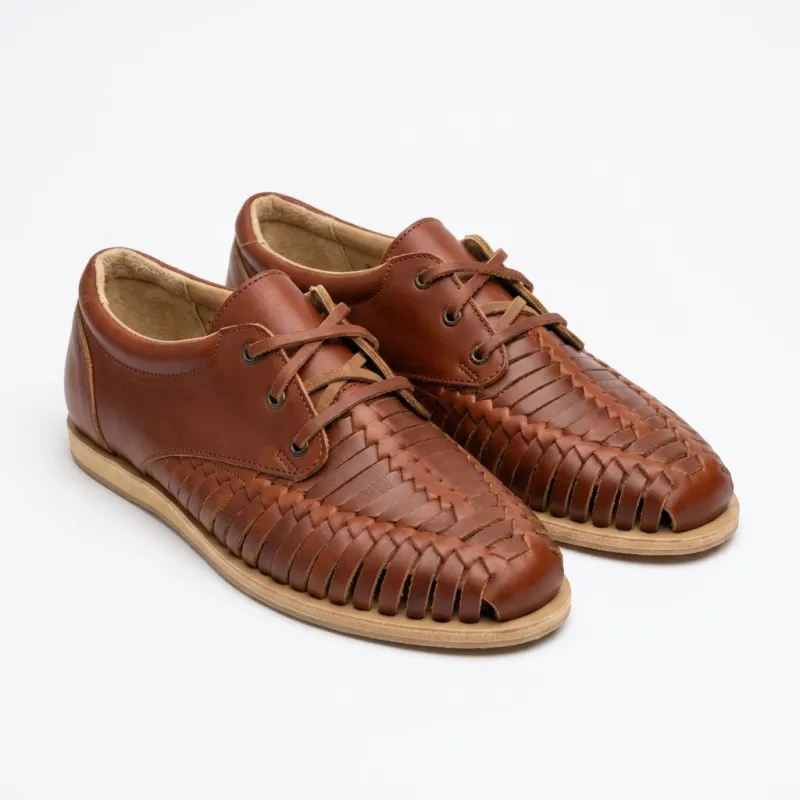 Women's Huarache Oxford Brandy made by Nisolo