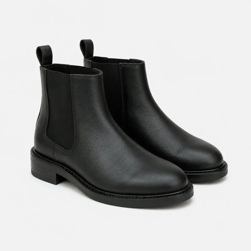 Cara Chelsea Boot Black/Black made by Nisolo