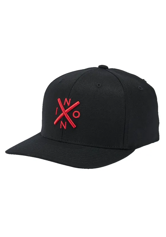Exchange Flexfit Hat - Black / Red sold by Nixon