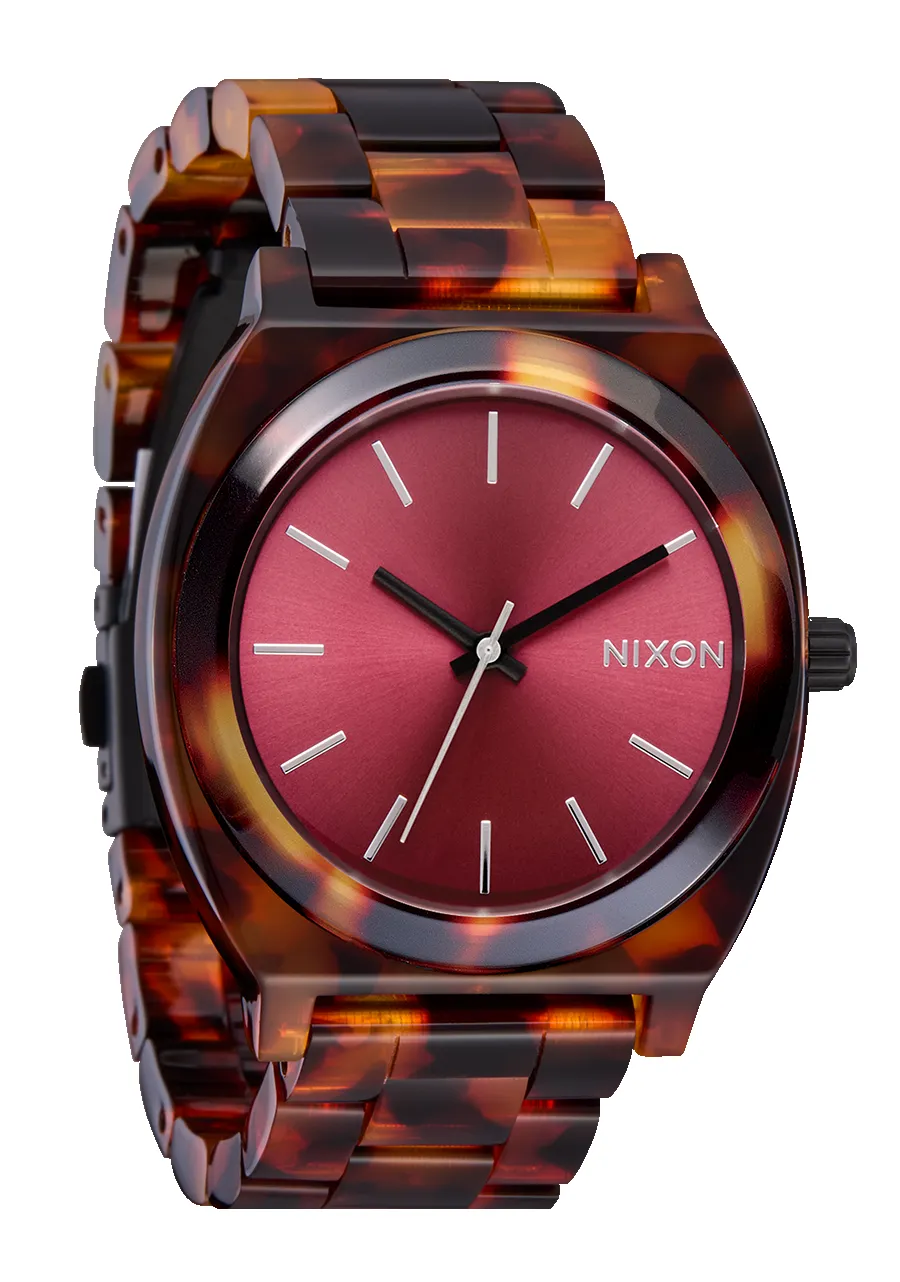 Time Teller Acetate - Tortoise / Oxblood sold by Nixon product image thumbnail 2