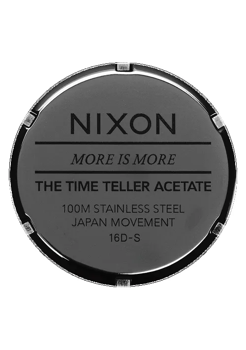Time Teller Acetate - Tortoise / Oxblood sold by Nixon product image thumbnail 5