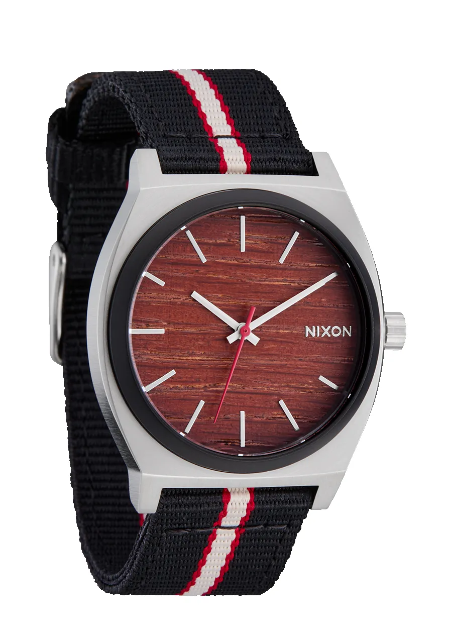Time Teller Nylon - Silver / Rosewood / Black Stripe sold by Nixon product image thumbnail 2