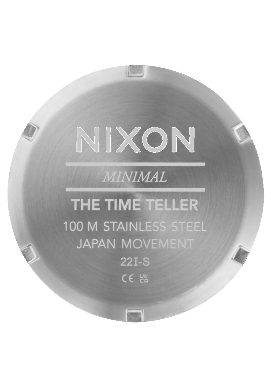 Time Teller Nylon - Silver / Rosewood / Black Stripe sold by Nixon product image thumbnail 5