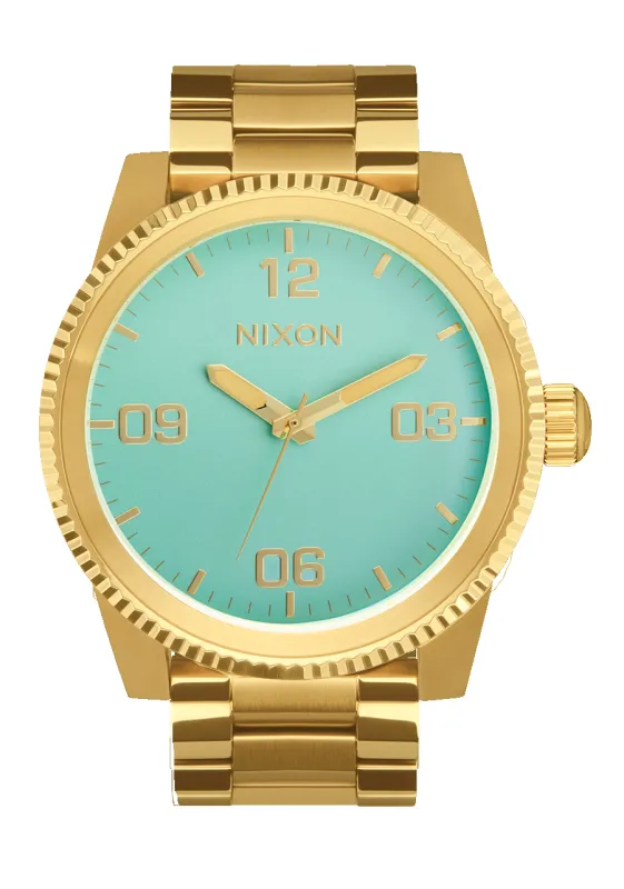 Corporal Stainless Steel - Gold / Turquoise / Gold sold by Nixon