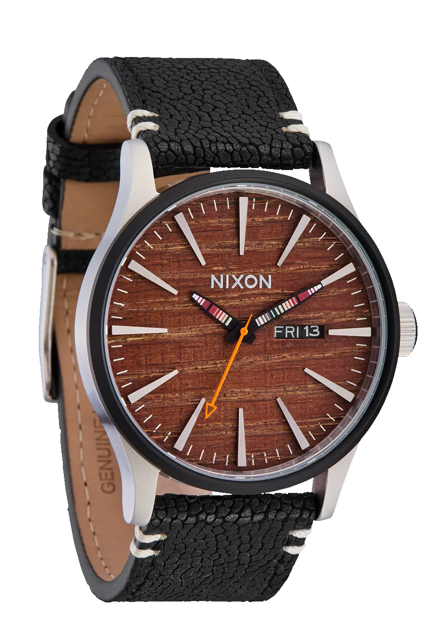 Sentry Leather - Silver / Rosewood / Black sold by Nixon product image thumbnail 2