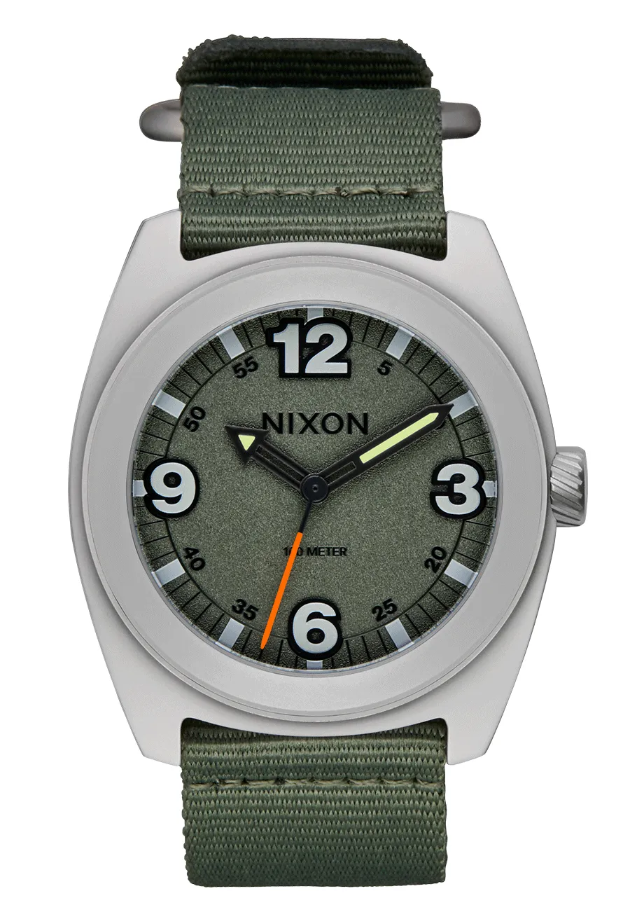 Clutch 42 - Matte Silver / Thyme sold by Nixon