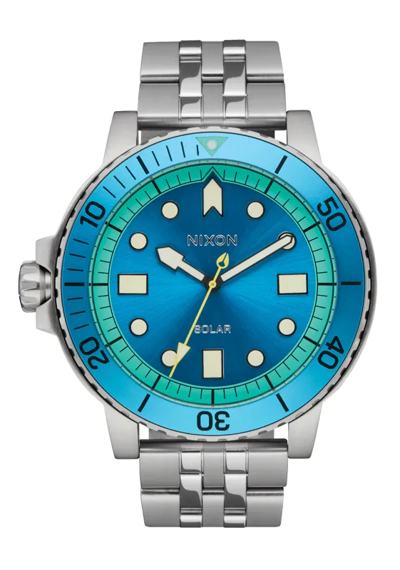 Stinger 44 - Silver / Byron Blue / Green sold by Nixon