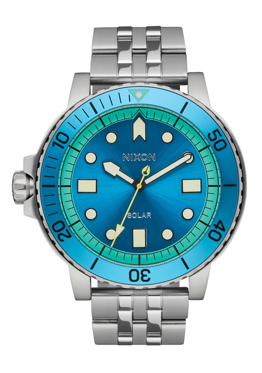 Stinger 44 - Silver / Byron Blue / Green sold by Nixon