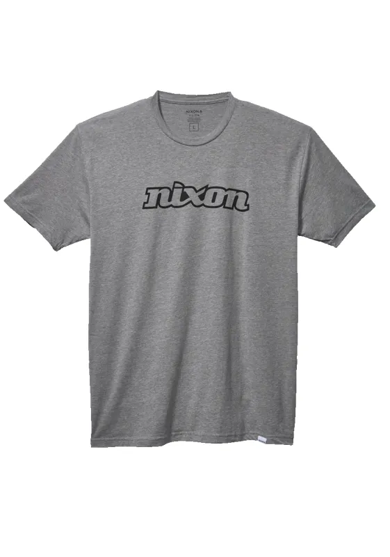 OG Script Eco-Repreve® T-Shirt - Dark Heather Gray / Black sold by Nixon