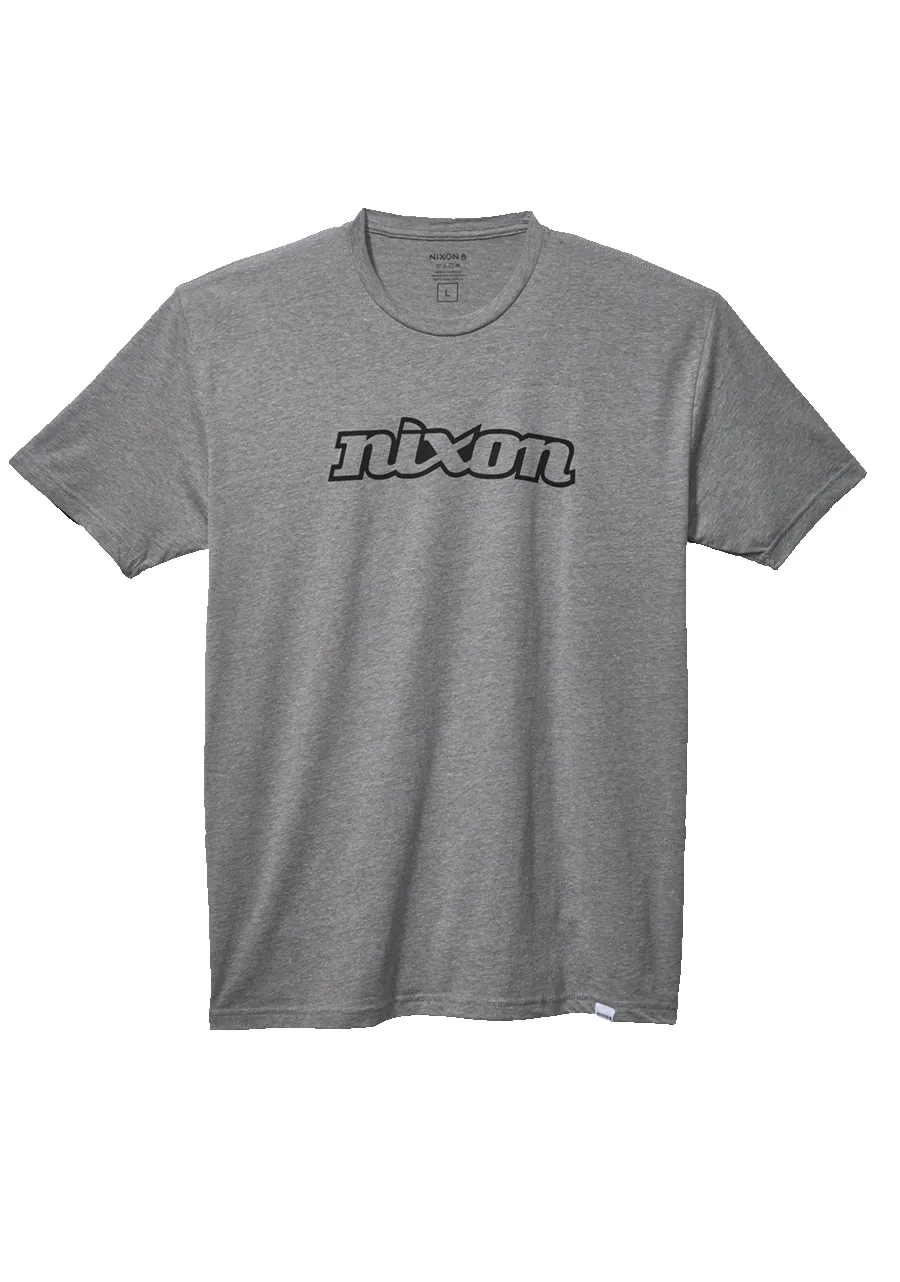 OG Script Eco-Repreve® T-Shirt - Dark Heather Gray / Black sold by Nixon