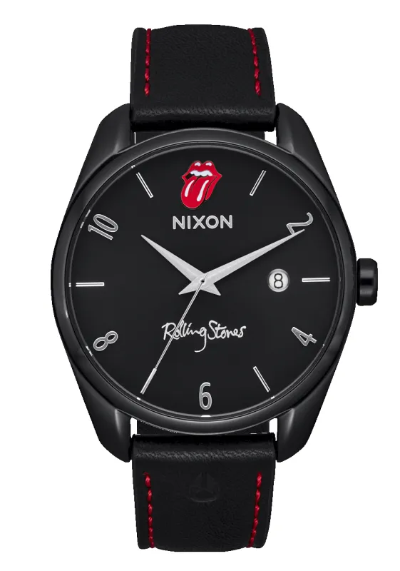 Rolling Stones Thalia Leather - All Black sold by Nixon