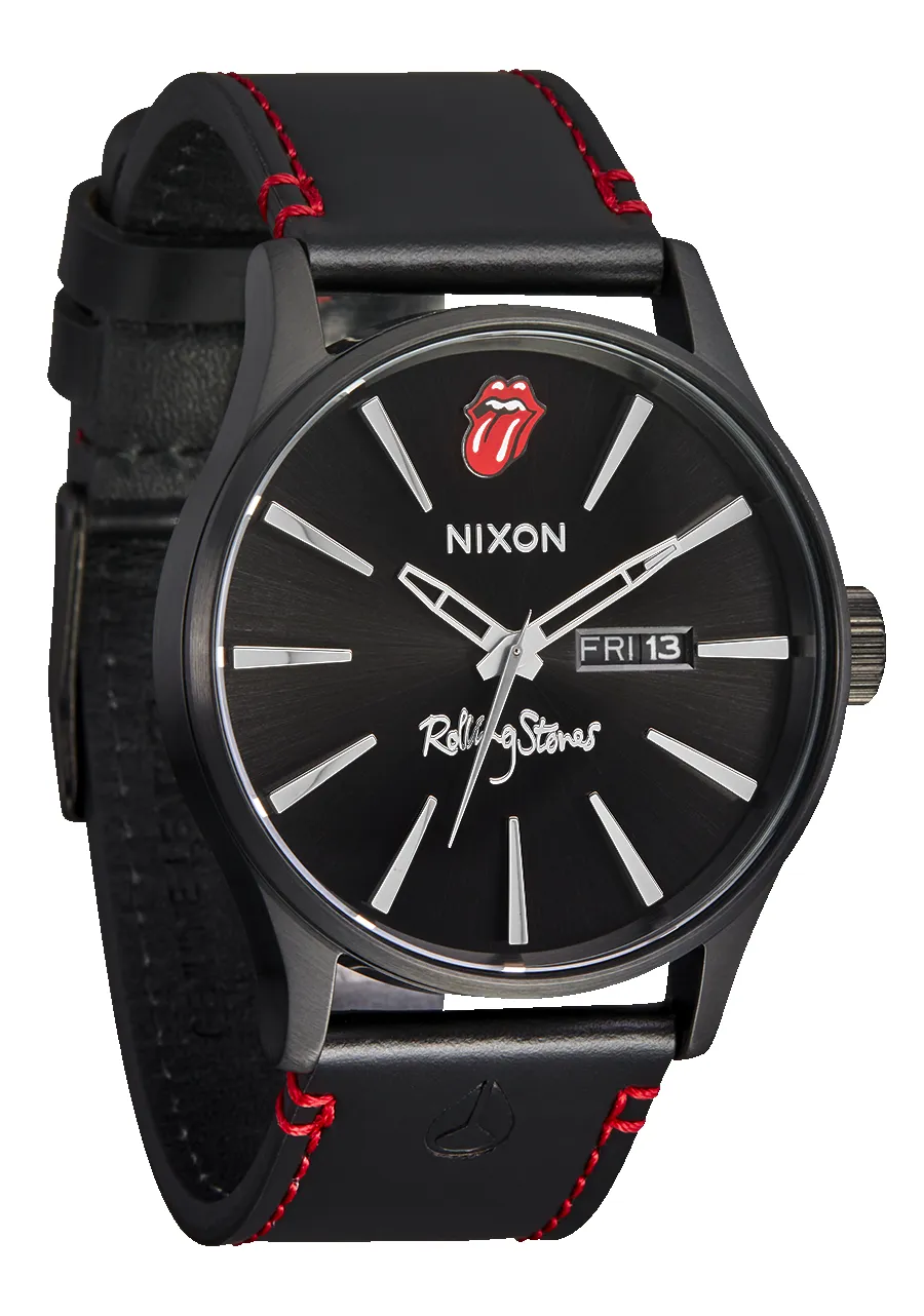Rolling Stones Sentry Leather - All Black sold by Nixon product image thumbnail 2