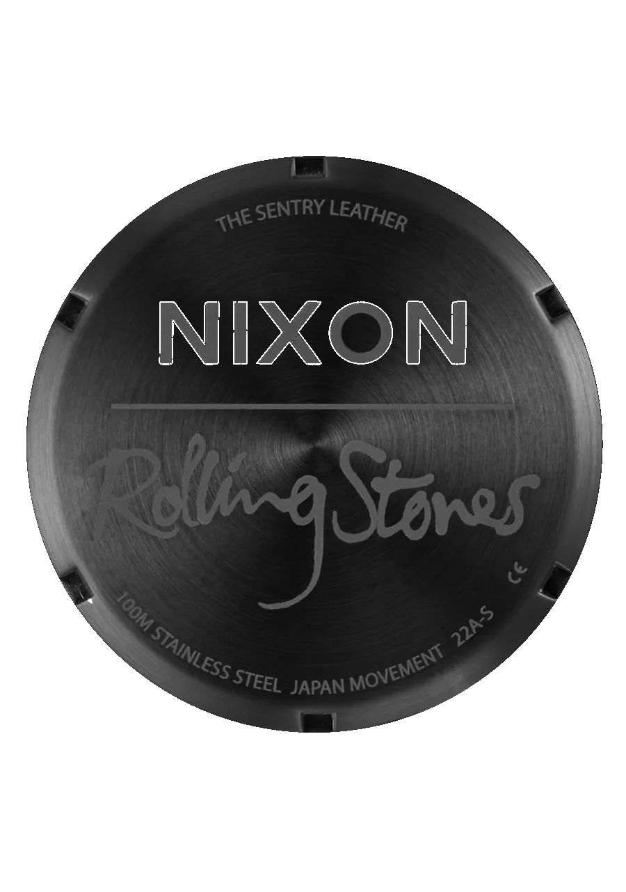 Rolling Stones Sentry Leather - All Black sold by Nixon product image thumbnail 5