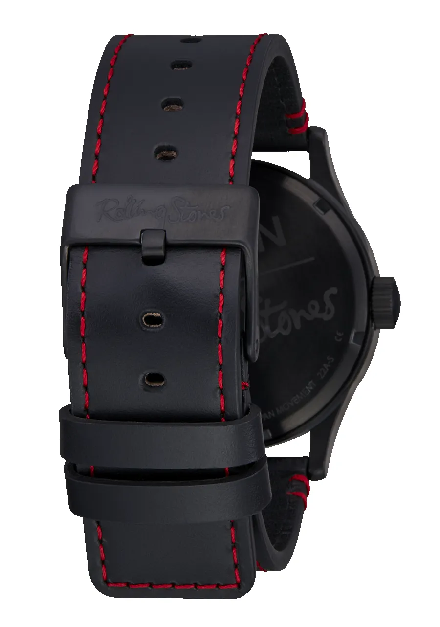 Rolling Stones Sentry Leather - All Black sold by Nixon product image thumbnail 4