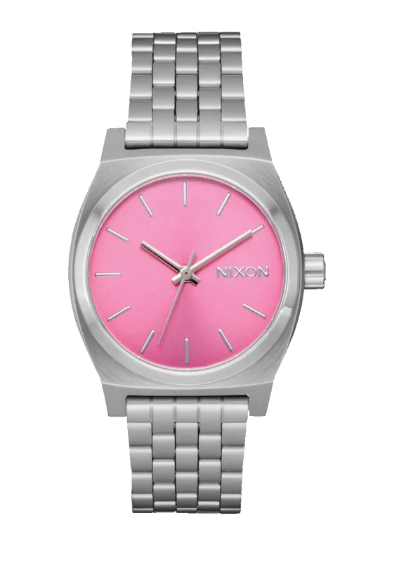 Medium Time Teller - Silver / Pink sold by Nixon