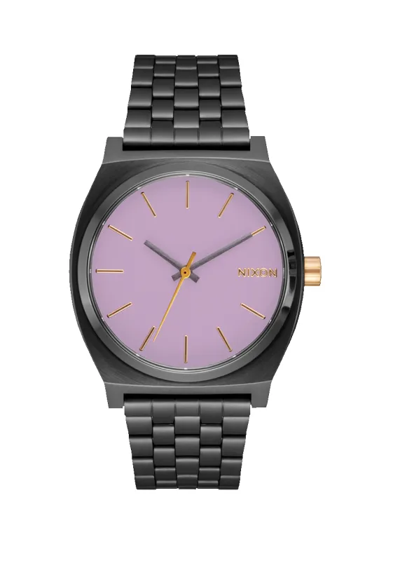 Medium Time Teller - Gunmetal / Lavender / Gold made by Nixon
