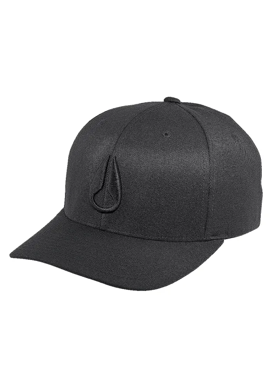 Deep Down Flexfit Athletic Fit Hat - All Black sold by Nixon