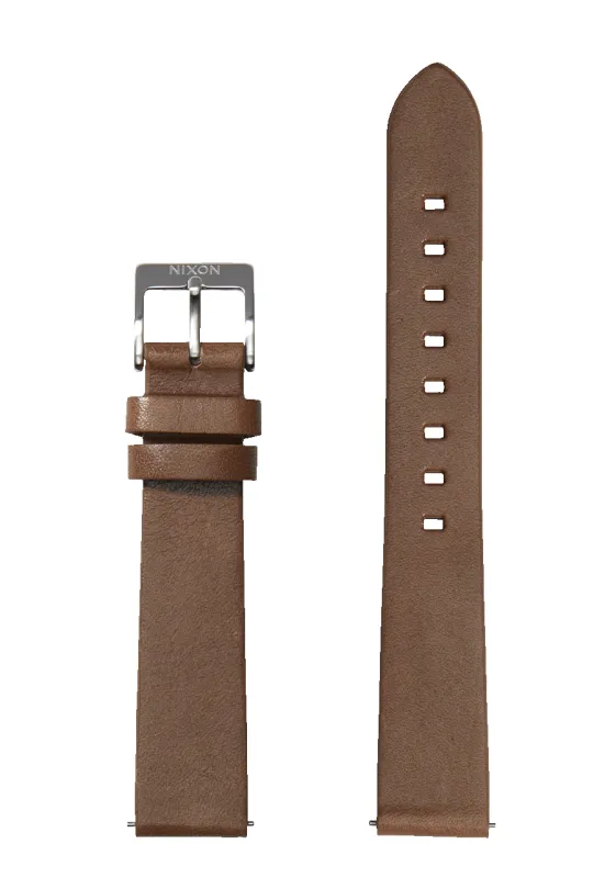 16mm Veg Tanned Leather Band - Olive sold by Nixon