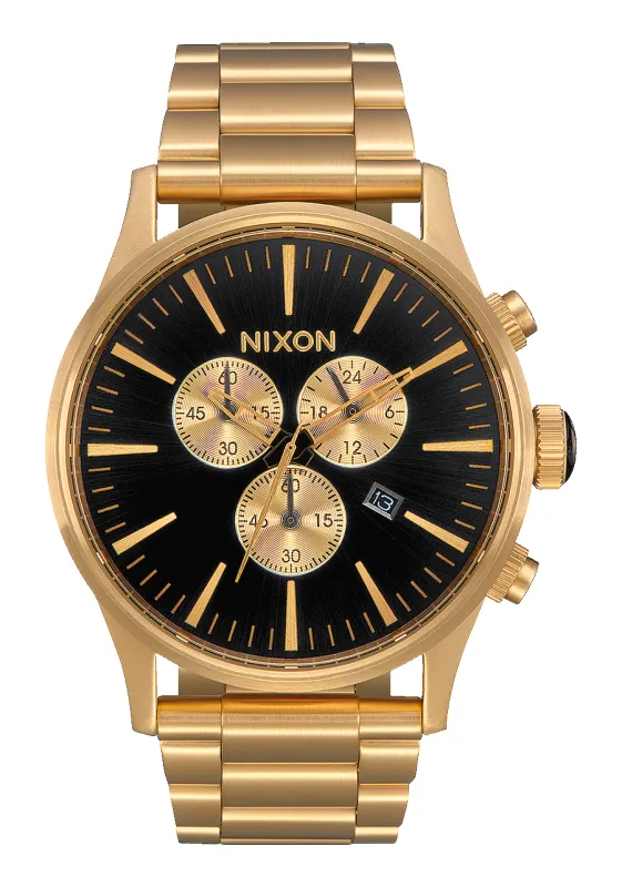 Sentry Chrono - All Gold / Black sold by Nixon