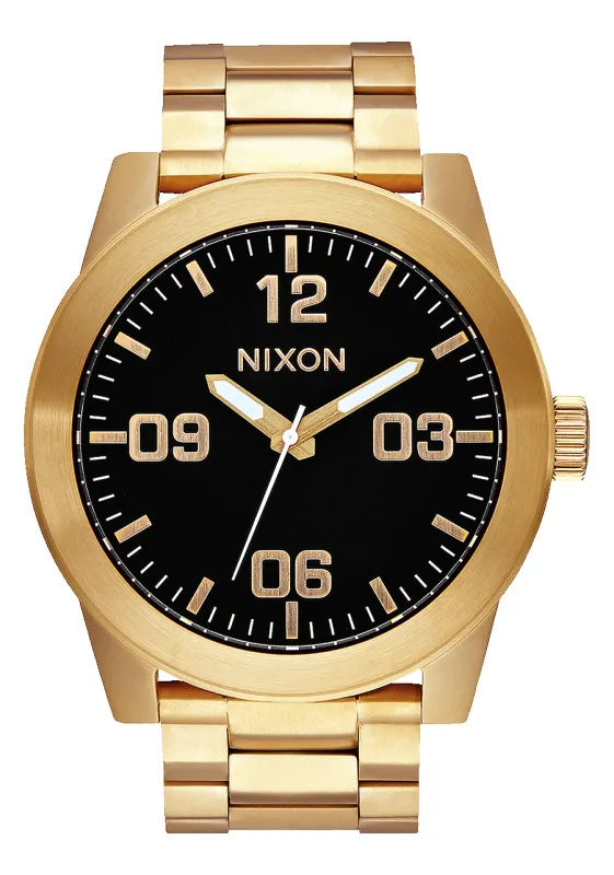 Corporal Stainless Steel - All Gold / Black made by Nixon