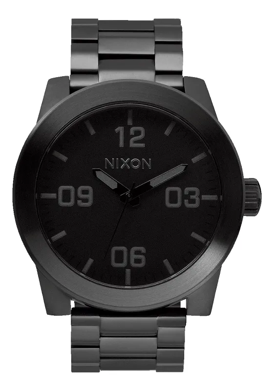 Corporal Stainless Steel - All Black sold by Nixon