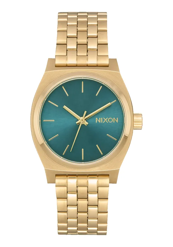 Medium Time Teller - Light Gold / Turquoise sold by Nixon