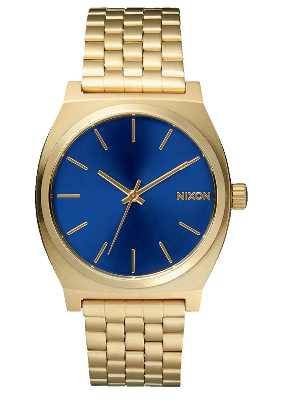 Time Teller - All Light Gold / Cobalt sold by Nixon