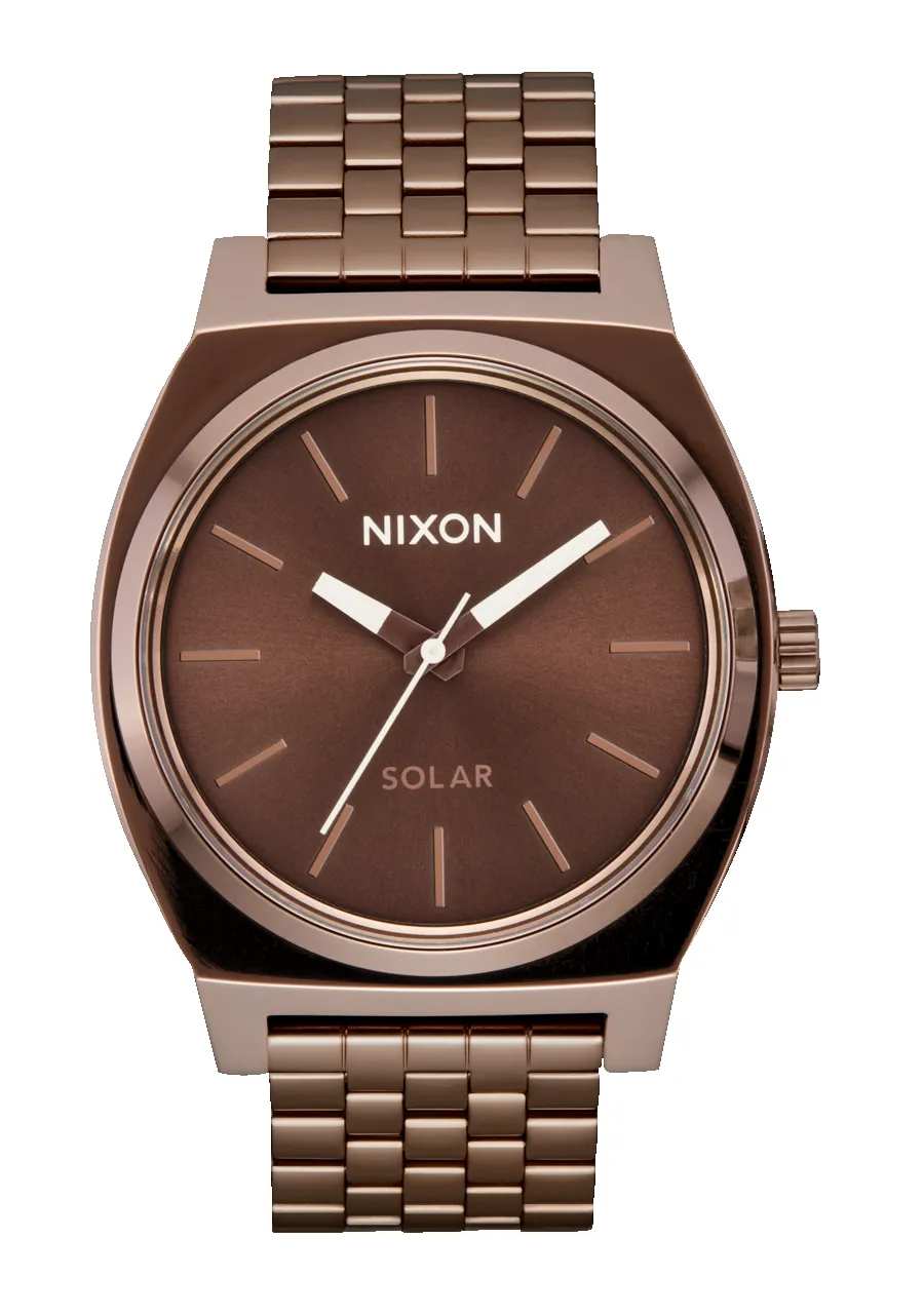 Time Teller Solar - Chocolate / Cappuccino sold by Nixon