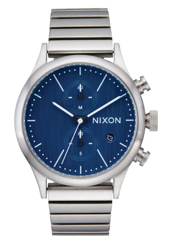 Station Chrono - Silver / Indigo sold by Nixon