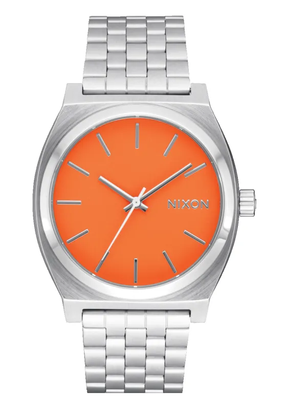 Time Teller - Silver / Mandarin sold by Nixon