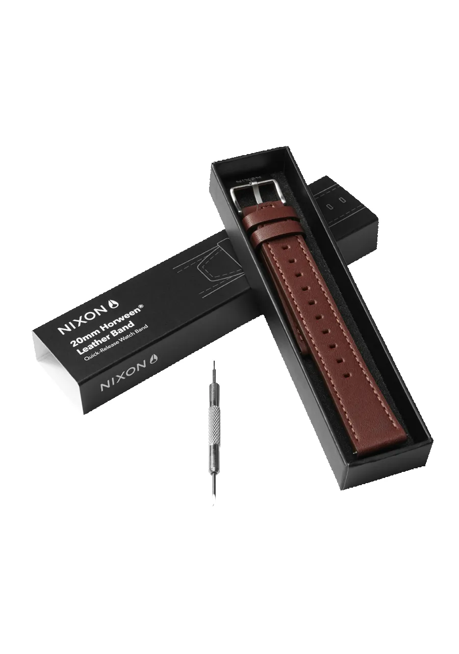 20mm Horween Leather Band - Brown sold by Nixon product image thumbnail 3