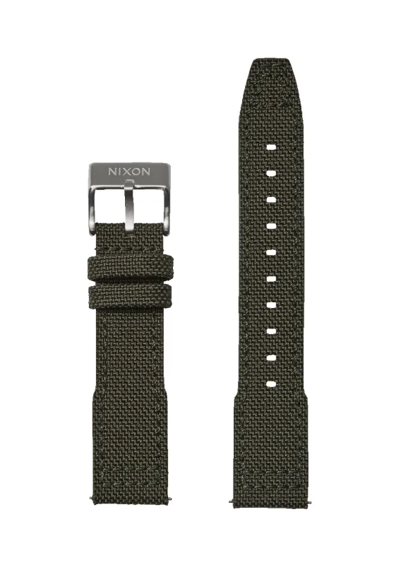 20mm Cordura Canvas Band - Forest Green sold by Nixon