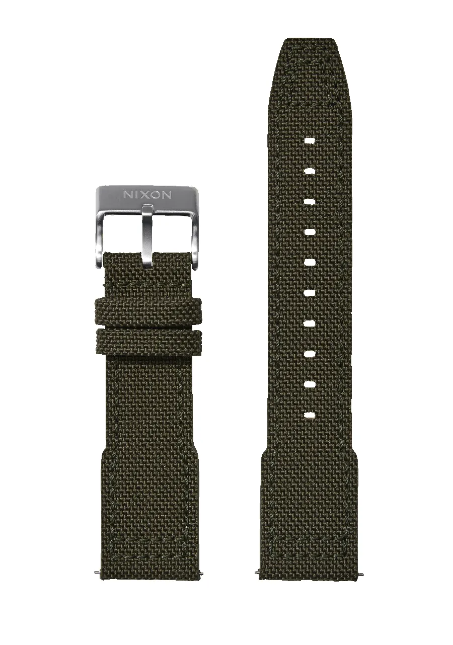 23mm Cordura Canvas Band - Forest Green sold by Nixon
