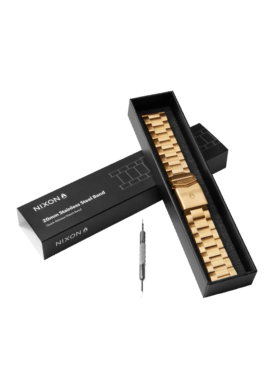 20mm Stainless Steel Band - All Gold sold by Nixon product image thumbnail 3