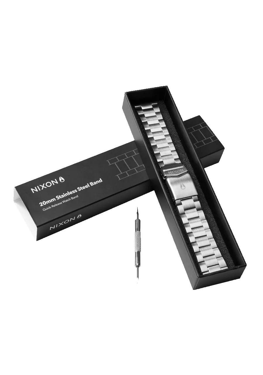 20mm Stainless Steel Band - All Silver sold by Nixon product image thumbnail 3