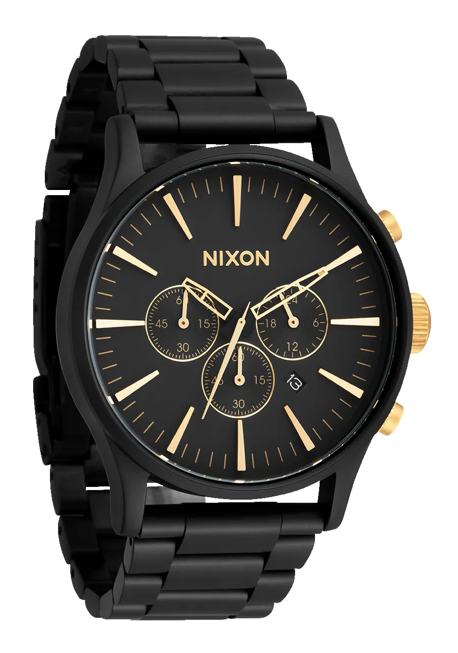 Sentry Chrono - Matte Black / Gold sold by Nixon product image thumbnail 2