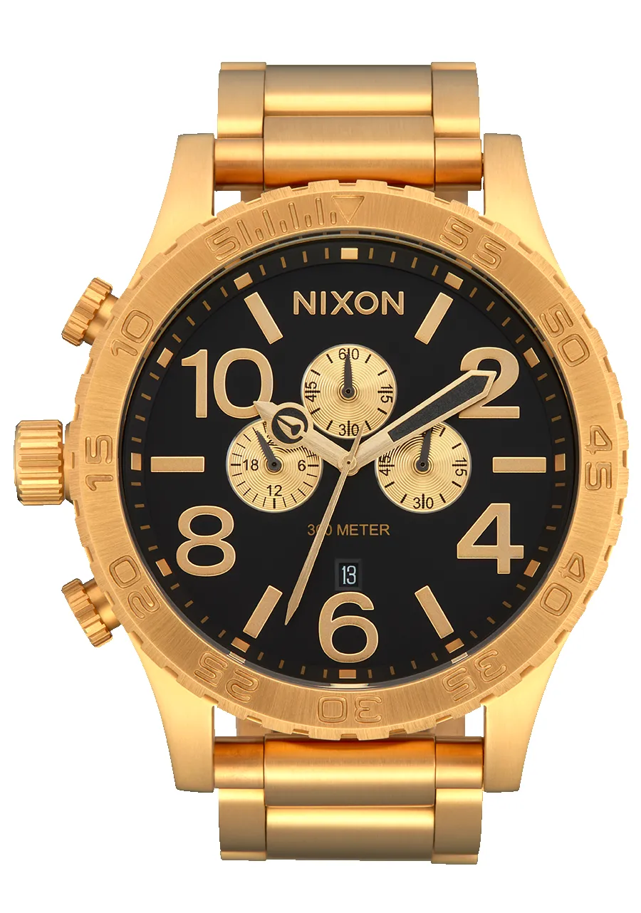 51-30 Chrono - All Gold / Black sold by Nixon