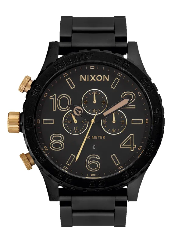 51-30 Chrono - Matte Black / Gold sold by Nixon