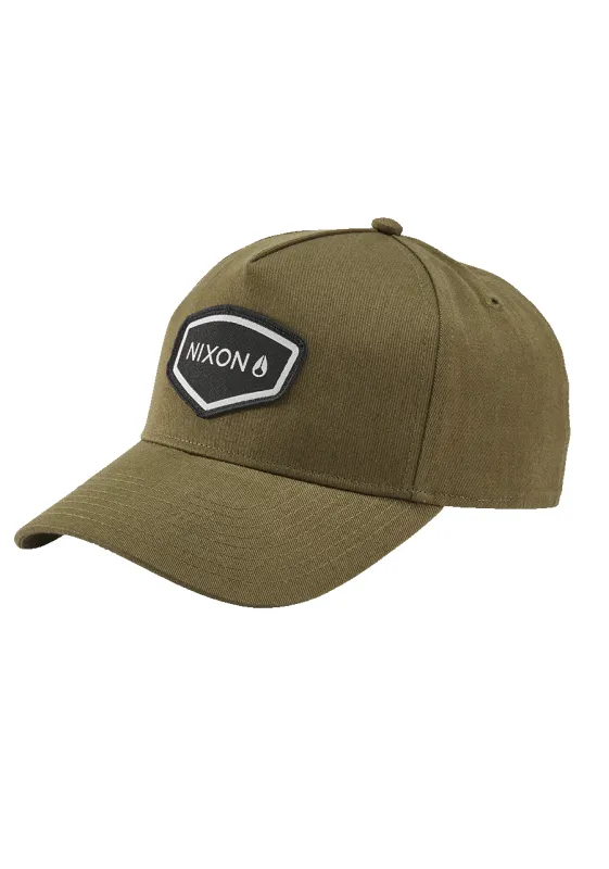Watts Snapback - Dark Olive sold by Nixon