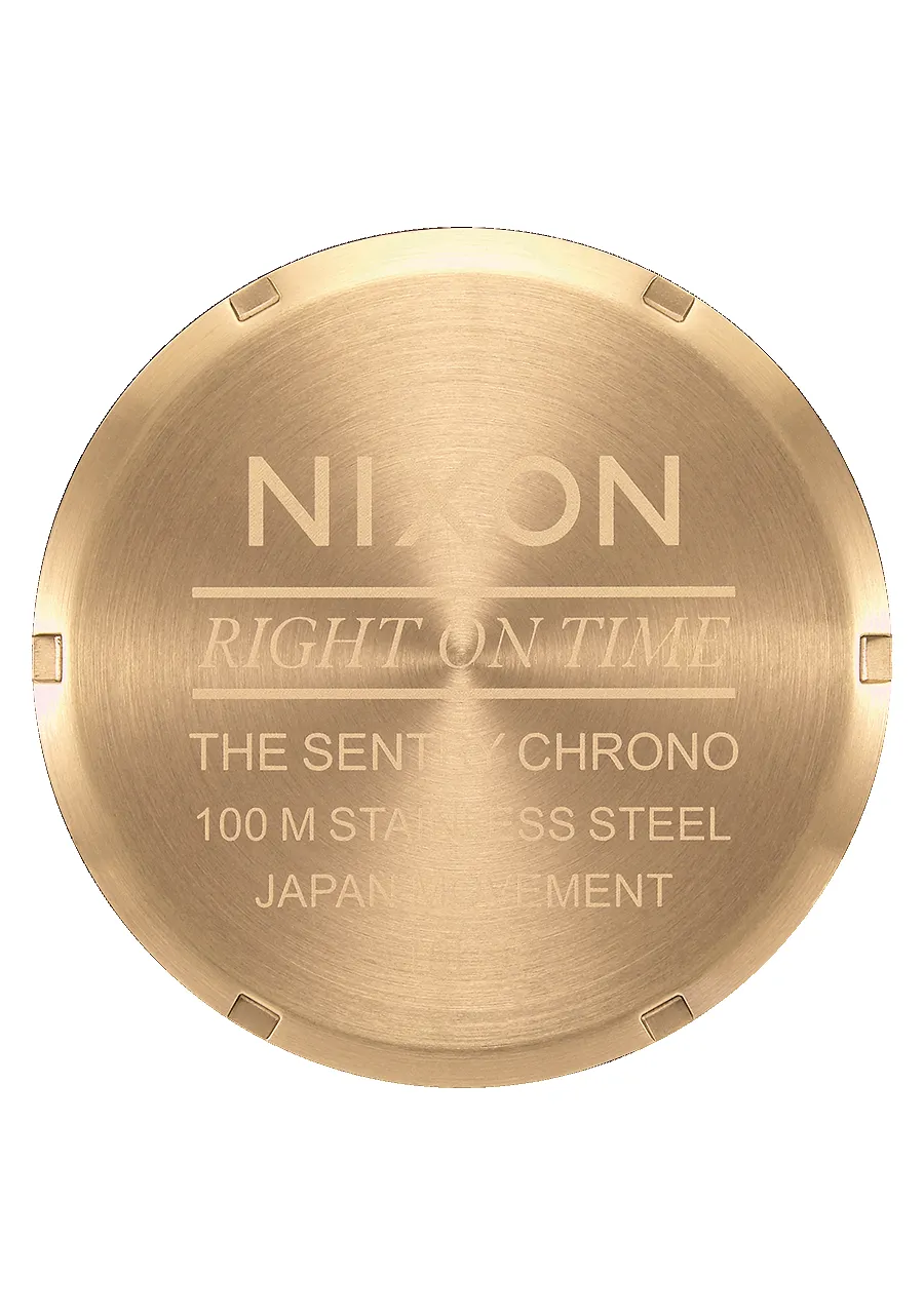 Sentry Chrono Leather - Gold / Indigo / Brown sold by Nixon product image thumbnail 4