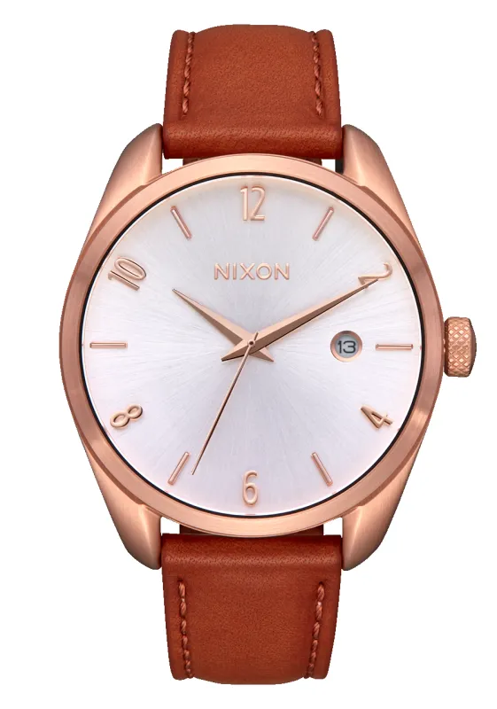Thalia Leather - Rose Gold / White sold by Nixon