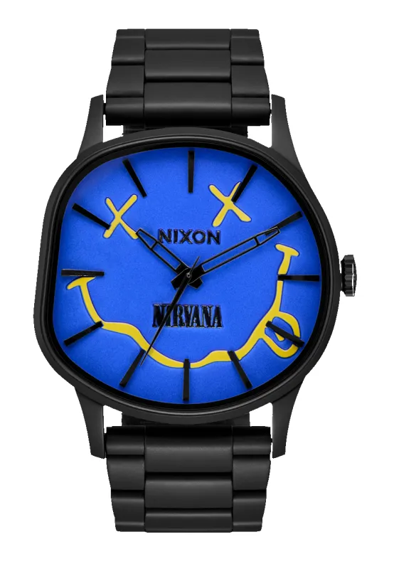 Nirvana Sentry Wobble - Matte Super Black / Blue sold by Nixon